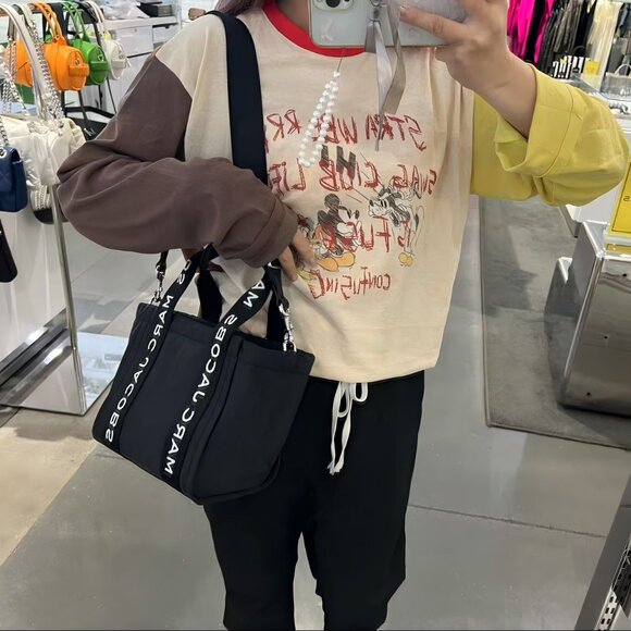 MARC JACOBS 2WAY NYLON CROSSBODY BAG SMALL TOTE 4S5HTT012H02 - Picture 4 of 13